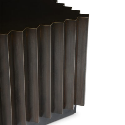 Currugated Cocktail Table by John Liston