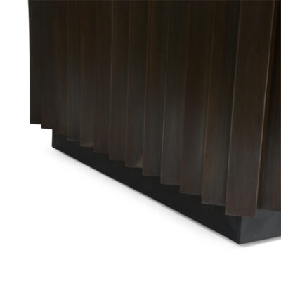 Currugated Cocktail Table by John Liston