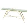 Mantis Console Table in Brass by John Liston