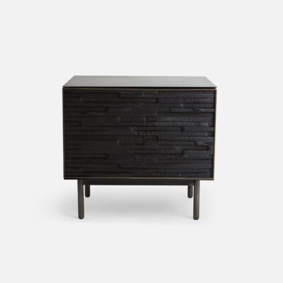 Charred Wood Nightstand