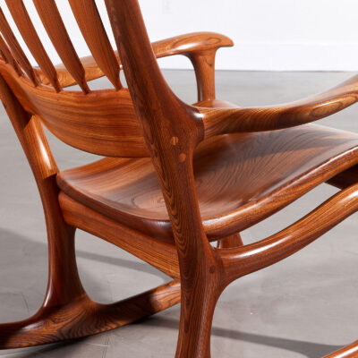 Elm Rocking Chair by William H. Livingston