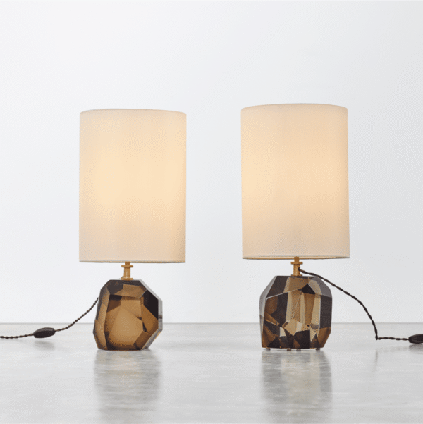 Pair of Topaz Prisma Table Lamps