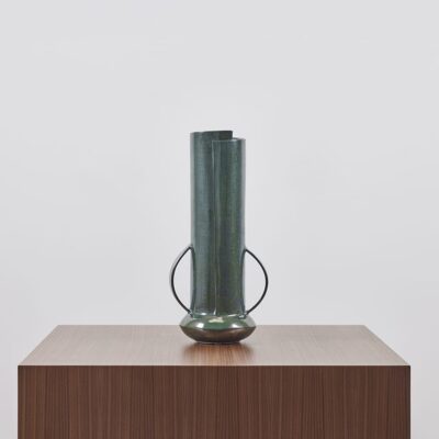 Boule with Handles in Verdigris