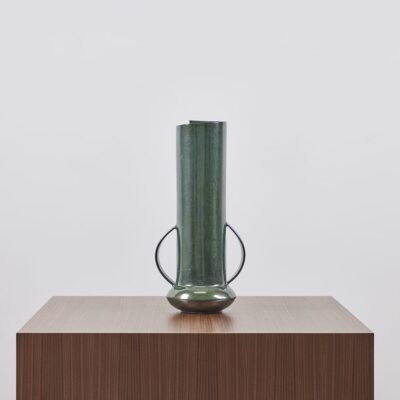 Boule with Handles in Verdigris