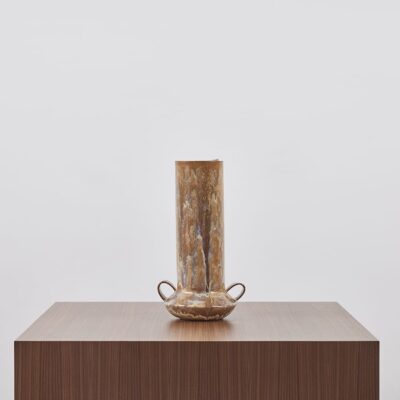 Medium Boule with Handles in Agate Glaze