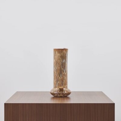 Medium Boule with Handles in Agate Glaze