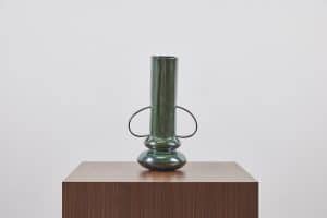 Double Boule with Handles in Verdigris