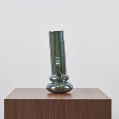 Double Boule with Handles in Verdigris