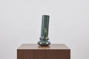 Double Boule with Handles in Verdigris