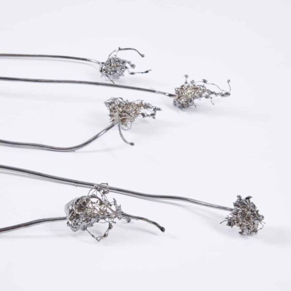 Spring Flowers in Gunmetal