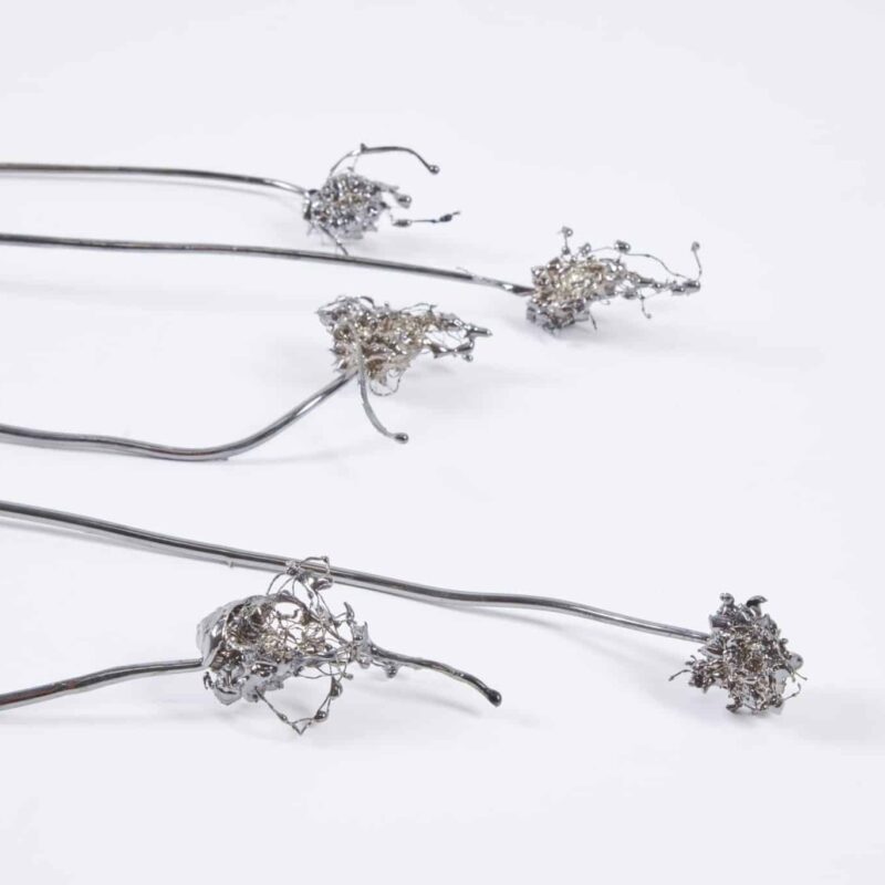 Spring Flowers in Gunmetal