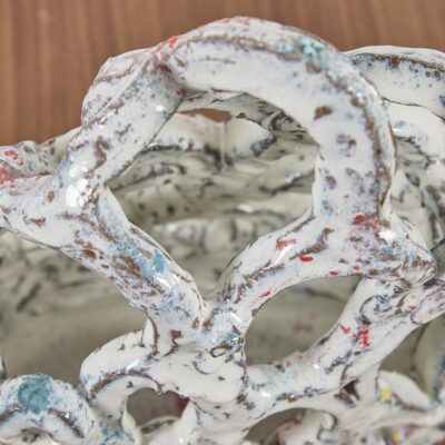 Tulipier – Large in Crackled Glaze