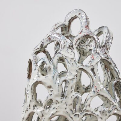 Tulipier – Large in Crackled Glaze