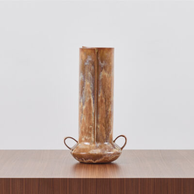 Medium Boule with Handles in Agate Glaze