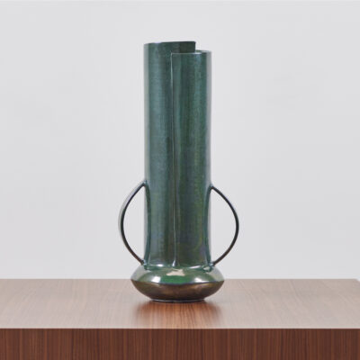 Boule with Handles in Verdigris