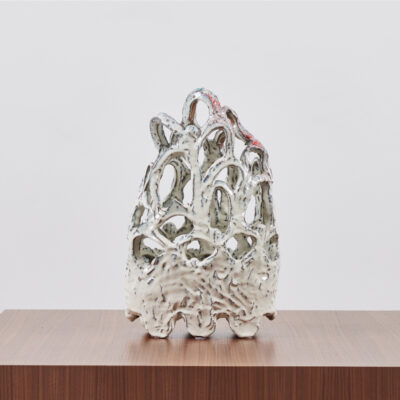 Tulipier – Large in Crackled Glaze