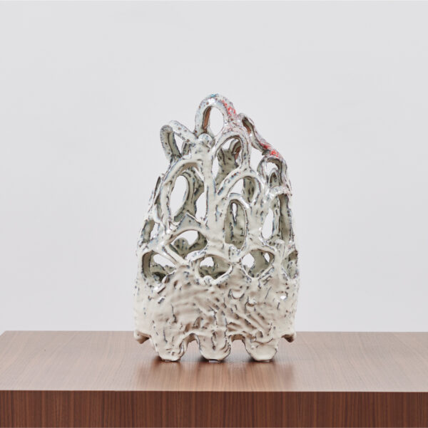 Tulipier – Large in Crackled Glaze