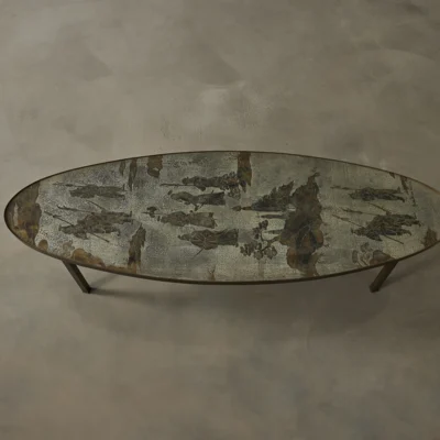 ‘Chan’ Coffee Table, Oval by Philip & Kelvin LaVerne