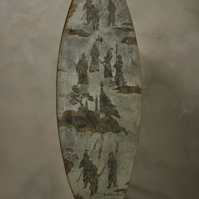 ‘Chan’ Coffee Table, Oval by Philip & Kelvin LaVerne