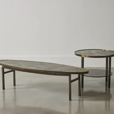 ‘Chan’ Coffee Table, Oval by Philip & Kelvin LaVerne