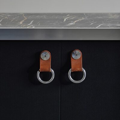 Pair of Noir Cabinets by Guido Faleschini for Hermes manufactured by Mariani