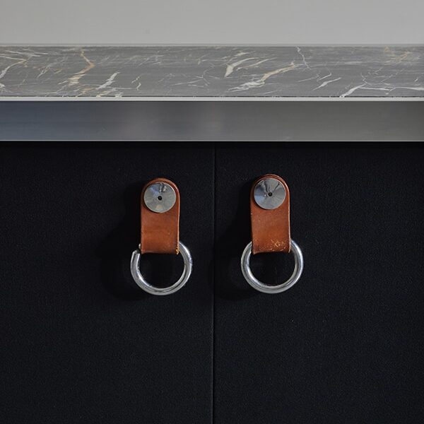 Pair of Noir Cabinets by Guido Faleschini for Hermes manufactured by Mariani