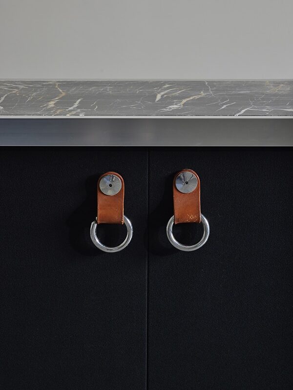 Pair of Noir Cabinets by Guido Faleschini for Hermes manufactured by Mariani