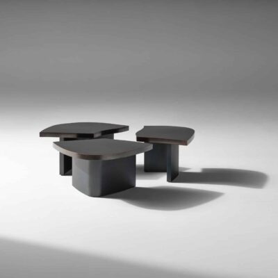 Trefle (Clover) Tables in Anthracite Bronze