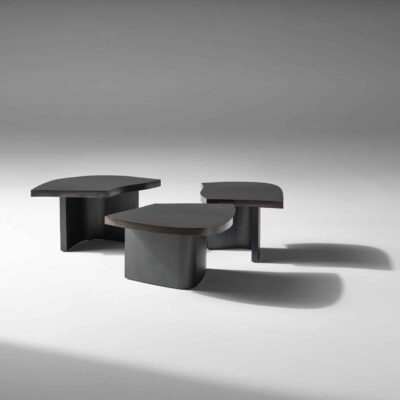 Trefle (Clover) Tables in Anthracite Bronze