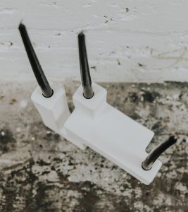 X, Y and Z Candle Holders