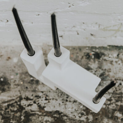 X, Y and Z Candle Holders