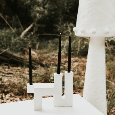 X, Y and Z Candle Holders