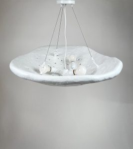 Oyster Pendant Perforated