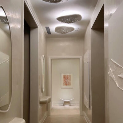 Oyster Pendant Perforated