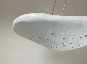 Oyster Pendant Perforated