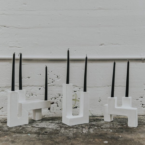 X, Y and Z Candle Holders
