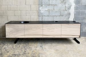 OUTSIDE IN Credenza with Metal Legs – 96″