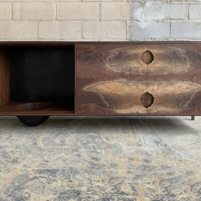 OUTSIDE IN Credenza with Wooden Legs – 73″