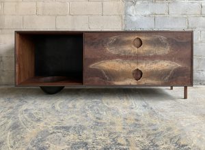 OUTSIDE IN Credenza with Wooden Legs – 73″