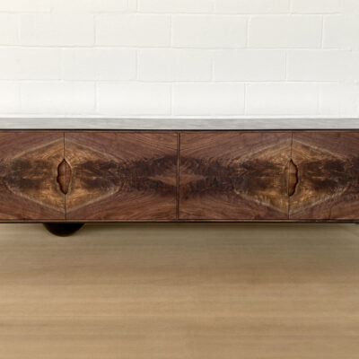 OUTSIDE IN Credenza with Wooden Legs – 86″