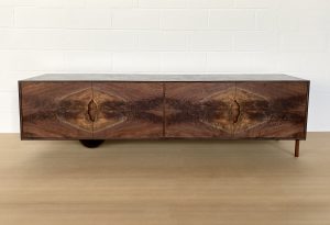 OUTSIDE IN Credenza with Wooden Legs – 86″
