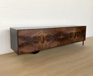 OUTSIDE IN Credenza with Wooden Legs – 86″