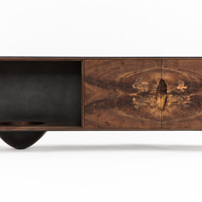 OUTSIDE IN Credenza with Wooden Legs – 72″ Dresser