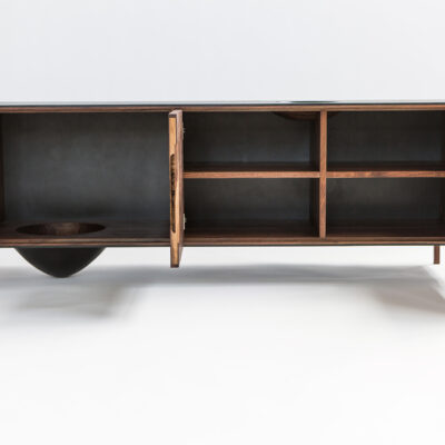 OUTSIDE IN Credenza with Wooden Legs – 72″ Dresser