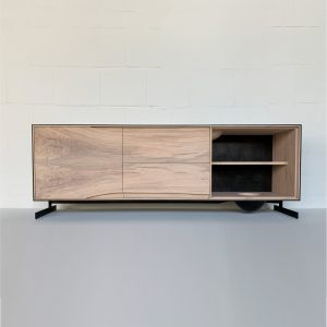 OUTSIDE IN Credenza with Metal Legs – 85″ Dresser