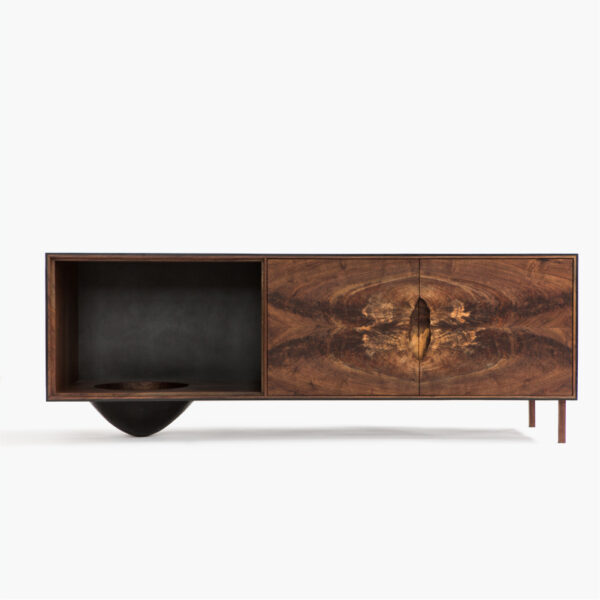 OUTSIDE IN Credenza with Wooden Legs – 72″ Dresser