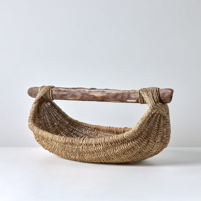 California Coast Driftwood Basket