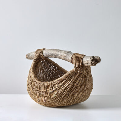 California Coast Driftwood Basket