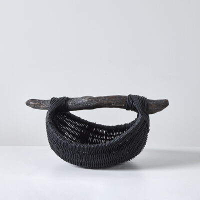 California Wildfire Driftwood Basket