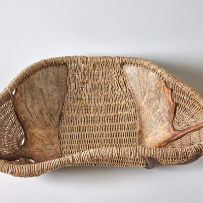 Shed Moose Antler Set Basket